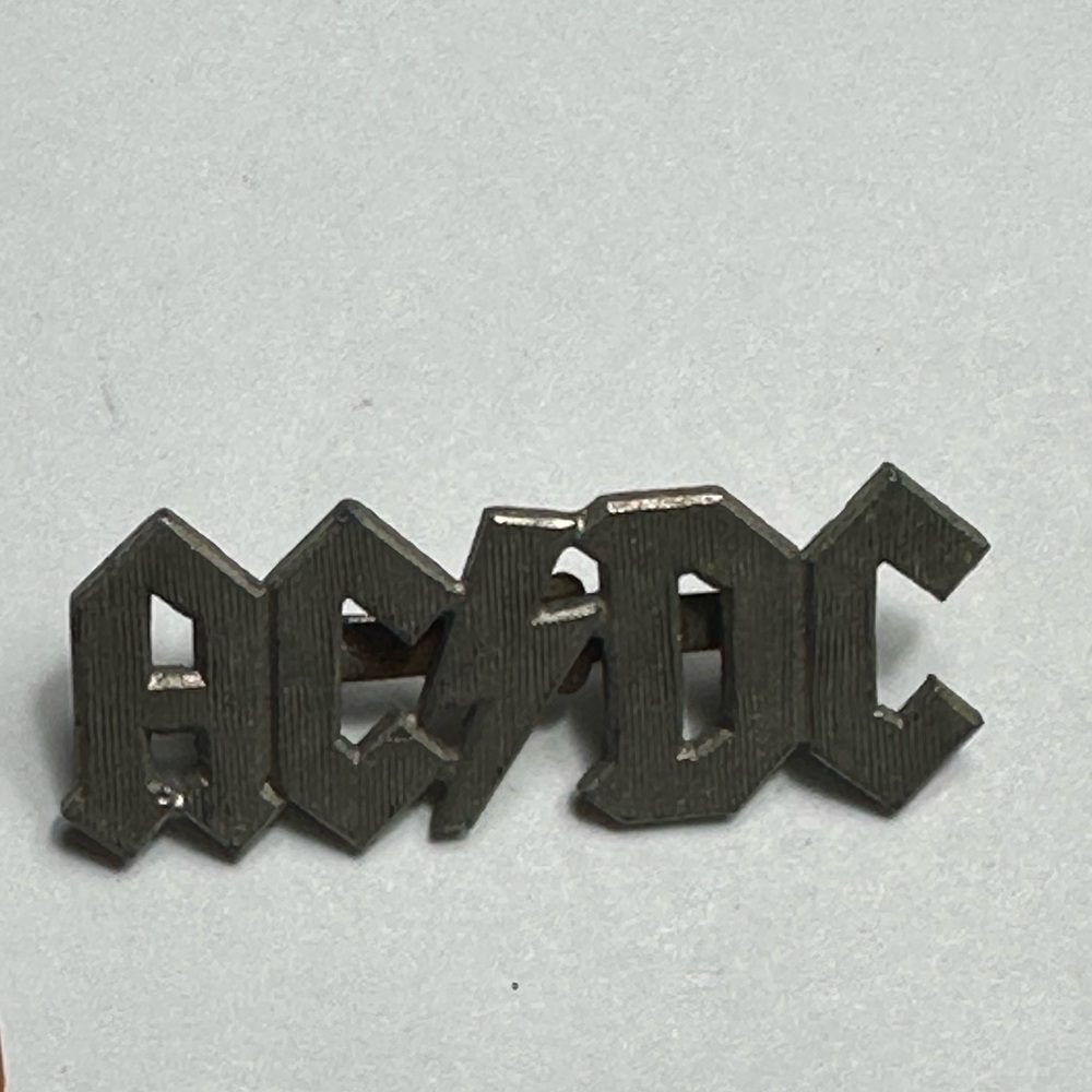 Vintage AC/DC Rock Band Lapel Stick pin Lot Of 3 - Picture 2 of 7